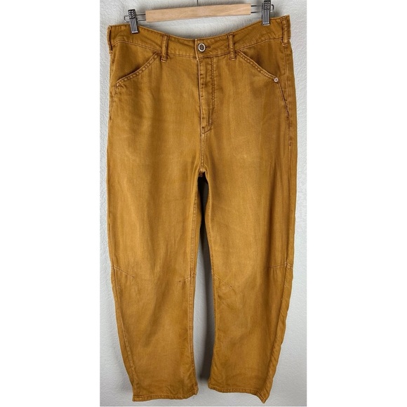 Anthroologie Pilcro Bow Boyfriend Trousers. Size 31 - Picture 5 of 16